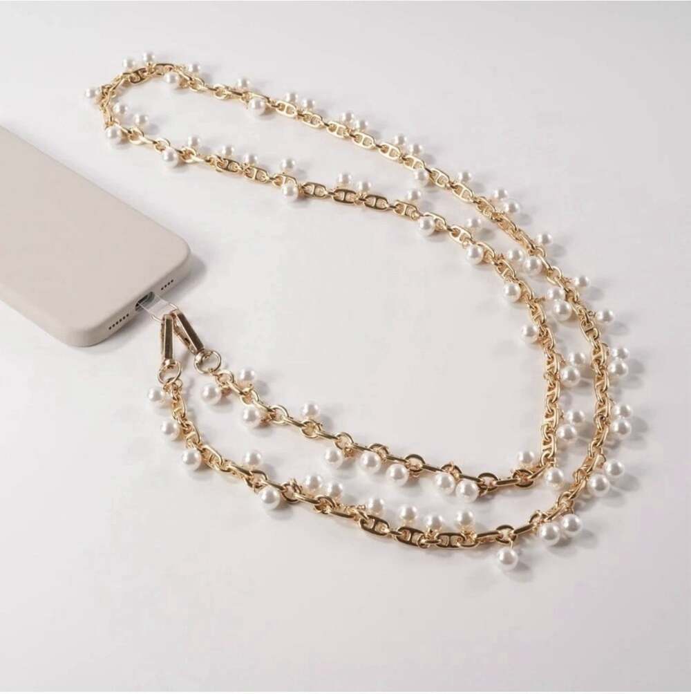 Phone Crossbody Universal Fits Any Phone Case Fold Chain Strap Attachment Card